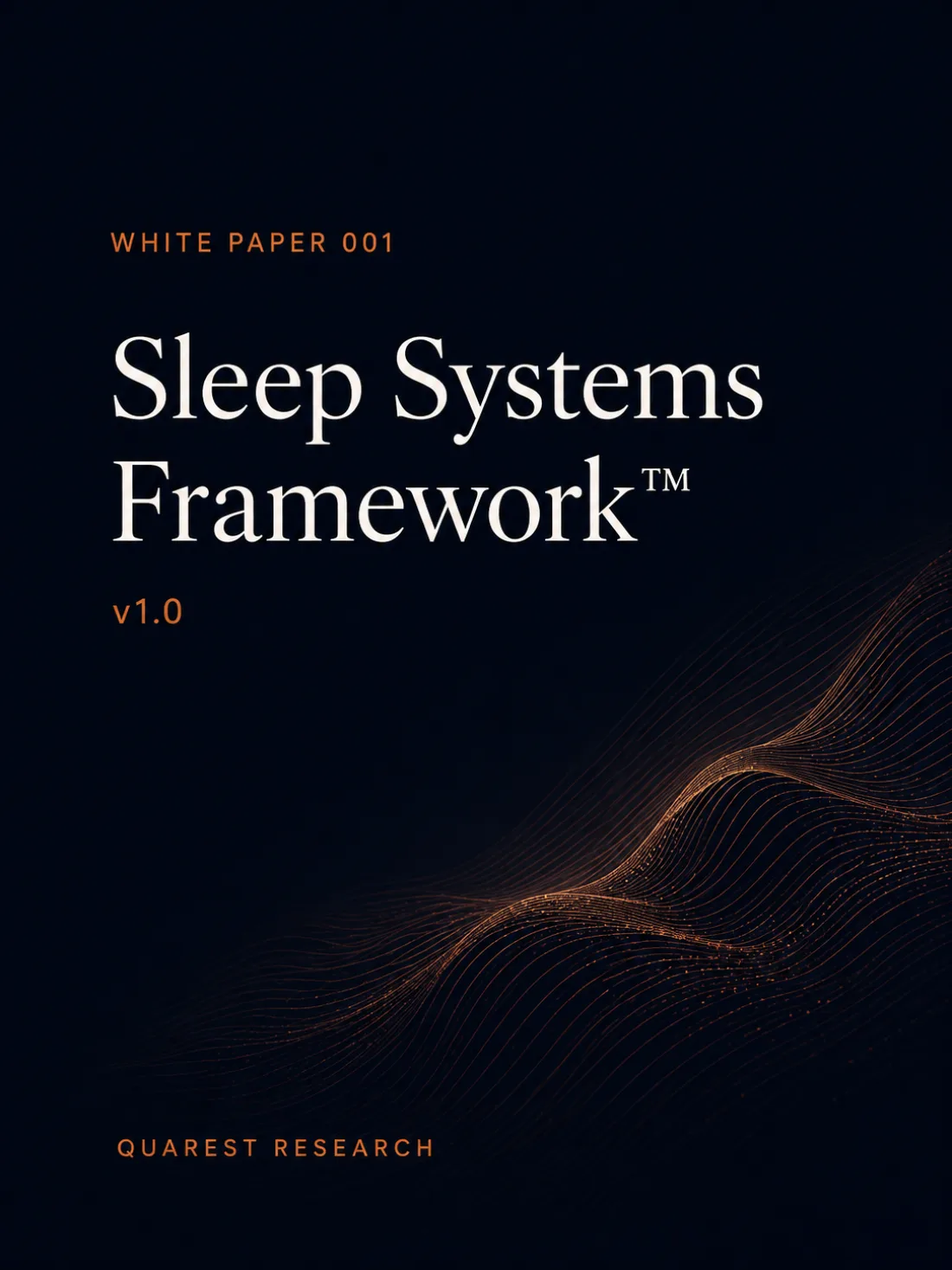Quarest Sleep Systems Framework white paper kapağı